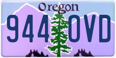 OR license plate 944OVD