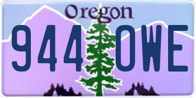 OR license plate 944OWE