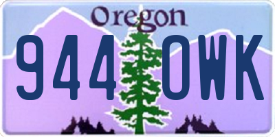 OR license plate 944OWK