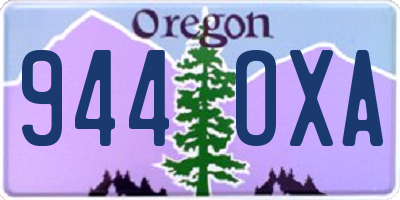 OR license plate 944OXA