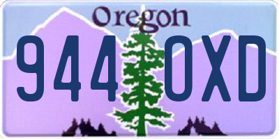OR license plate 944OXD