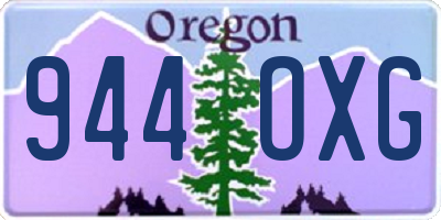 OR license plate 944OXG