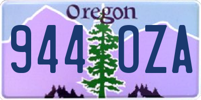 OR license plate 944OZA