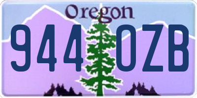 OR license plate 944OZB