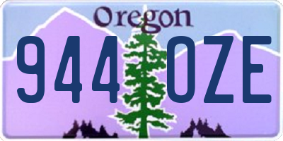 OR license plate 944OZE