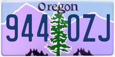 OR license plate 944OZJ
