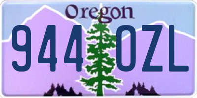 OR license plate 944OZL