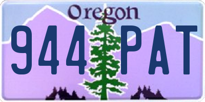 OR license plate 944PAT