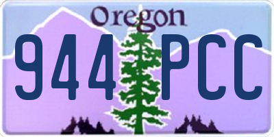 OR license plate 944PCC