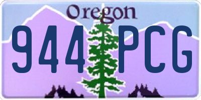 OR license plate 944PCG