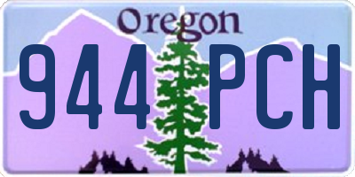 OR license plate 944PCH