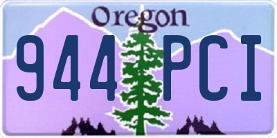 OR license plate 944PCI