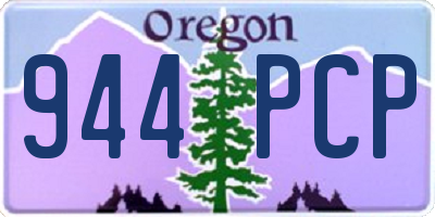 OR license plate 944PCP