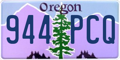 OR license plate 944PCQ