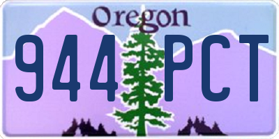 OR license plate 944PCT