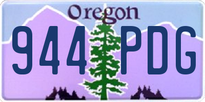 OR license plate 944PDG