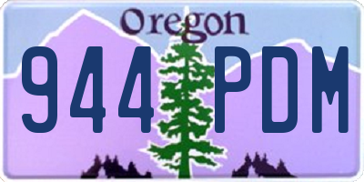 OR license plate 944PDM