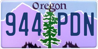OR license plate 944PDN