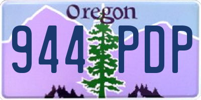 OR license plate 944PDP