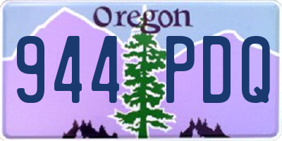 OR license plate 944PDQ