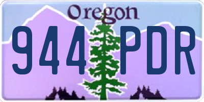 OR license plate 944PDR