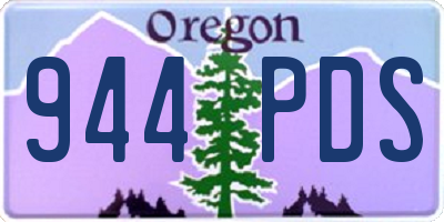 OR license plate 944PDS