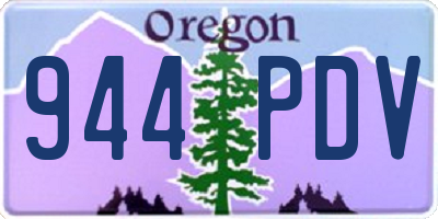 OR license plate 944PDV