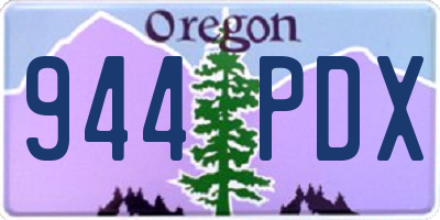 OR license plate 944PDX