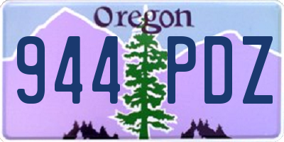 OR license plate 944PDZ