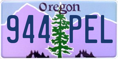 OR license plate 944PEL