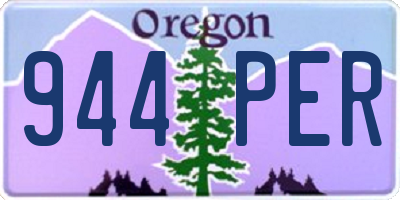 OR license plate 944PER