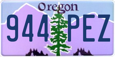 OR license plate 944PEZ