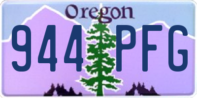 OR license plate 944PFG