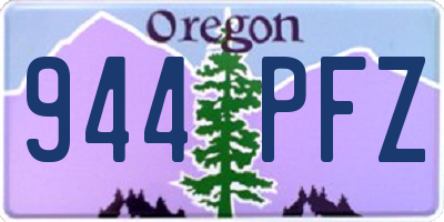 OR license plate 944PFZ