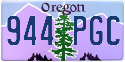 OR license plate 944PGC