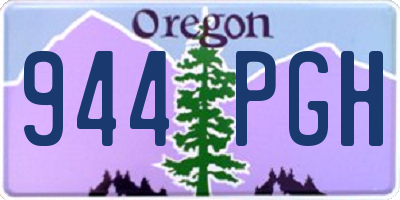 OR license plate 944PGH