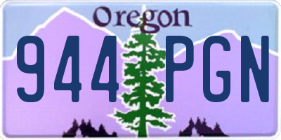 OR license plate 944PGN