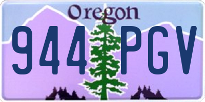 OR license plate 944PGV