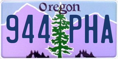 OR license plate 944PHA