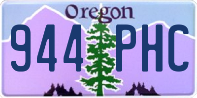 OR license plate 944PHC