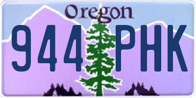 OR license plate 944PHK