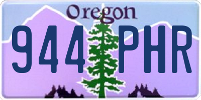 OR license plate 944PHR