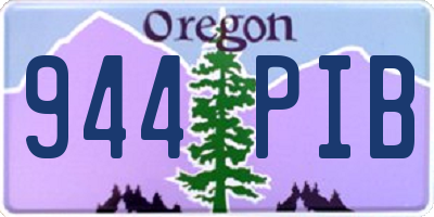 OR license plate 944PIB