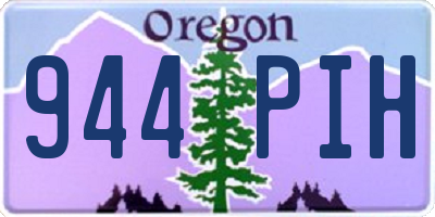 OR license plate 944PIH