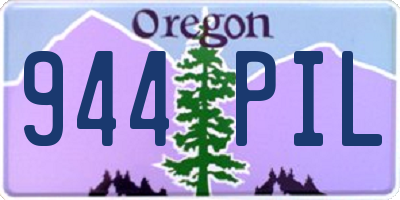 OR license plate 944PIL