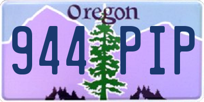 OR license plate 944PIP