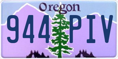 OR license plate 944PIV