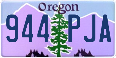 OR license plate 944PJA