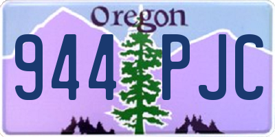 OR license plate 944PJC