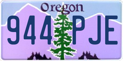 OR license plate 944PJE